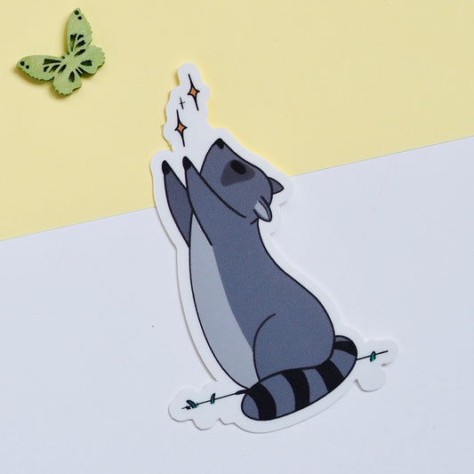 Mosómacis nagy vízálló matrica