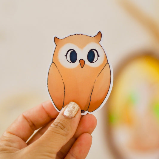 Bagoly nagy vízálló matrica