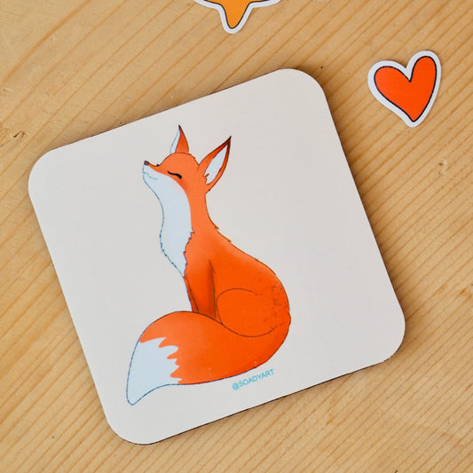 Rókás poháralátét