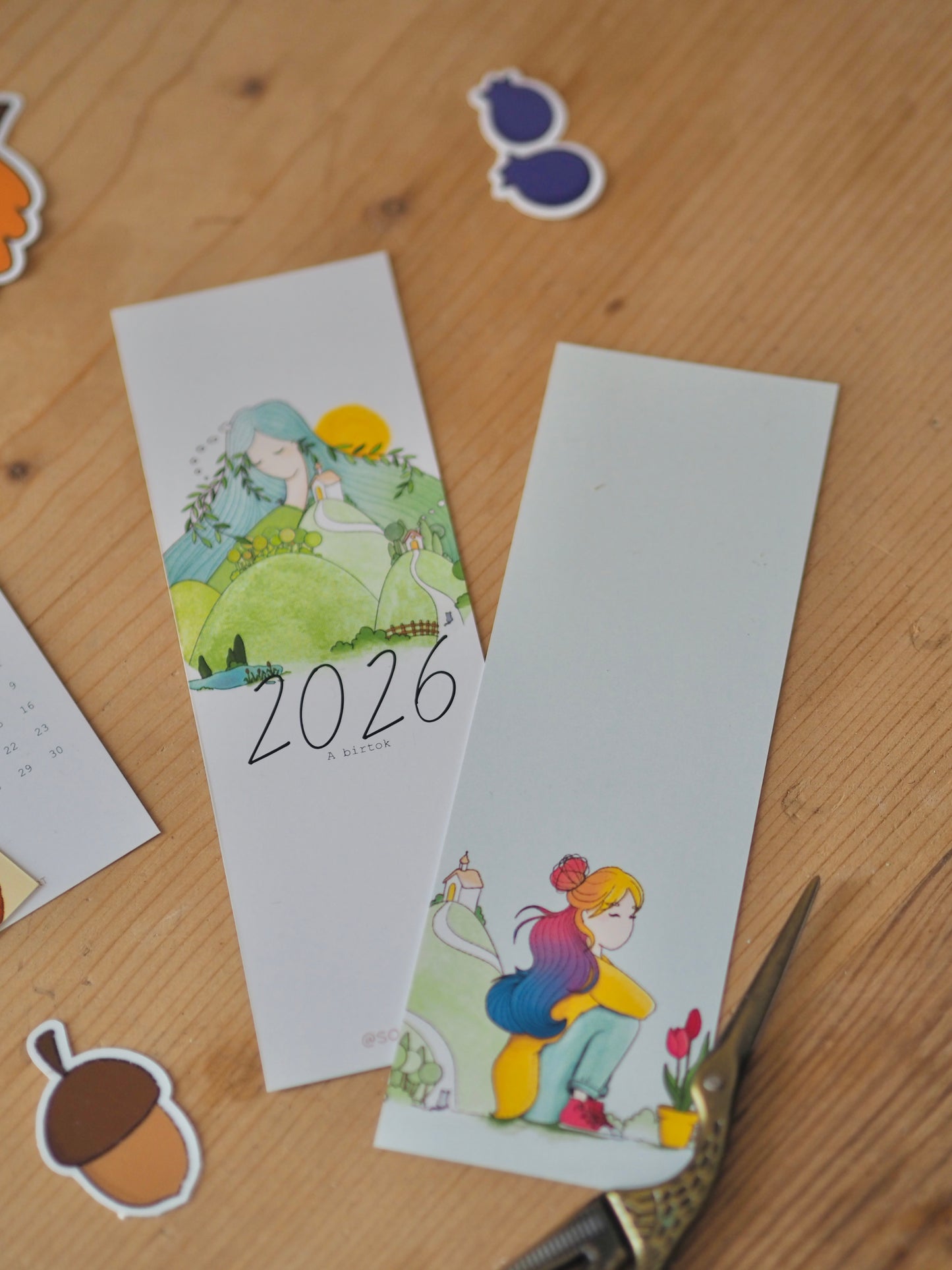 2026-os könyvjelző naptár
