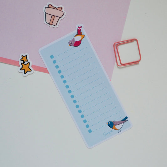 Madárkás teendő matrica