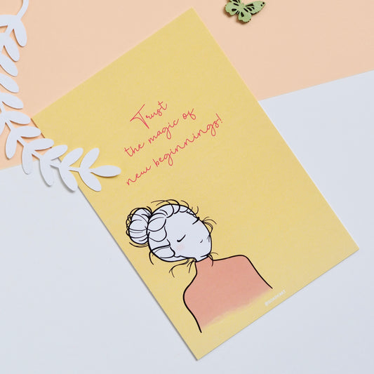 Tavaszi csajszi képeslap