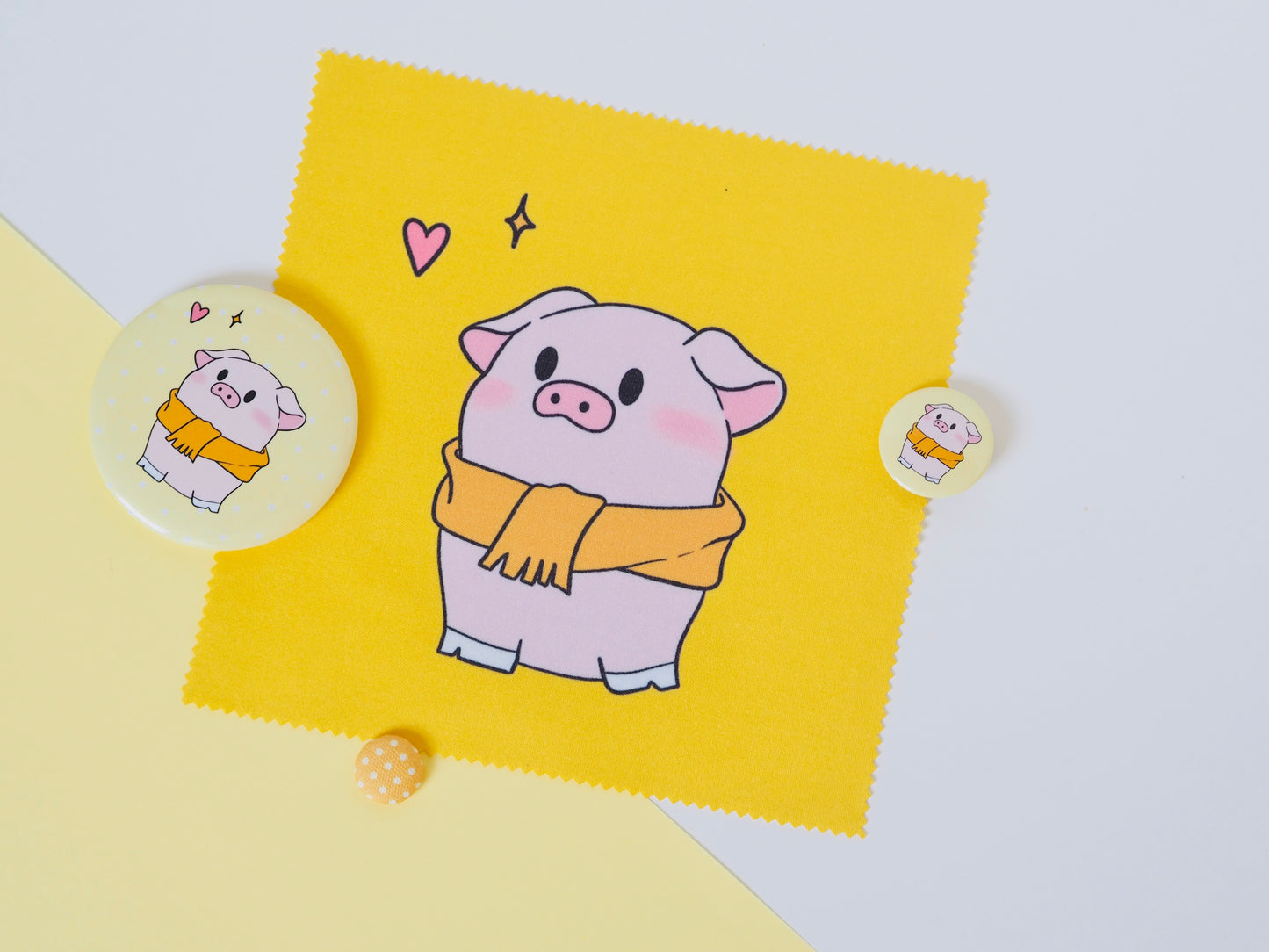 Sálas malacos kitűző