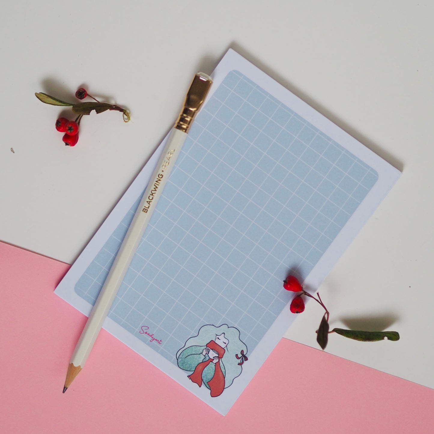 Téli csajszi A6-os jegyzettömb