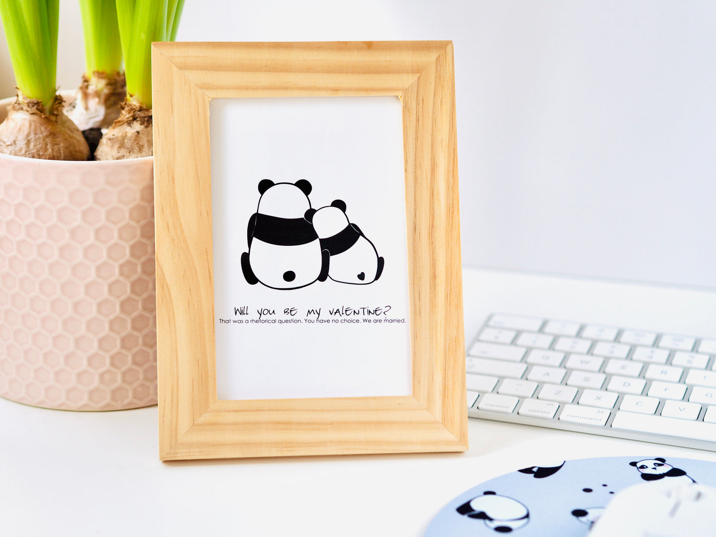 "Be my valentine" print