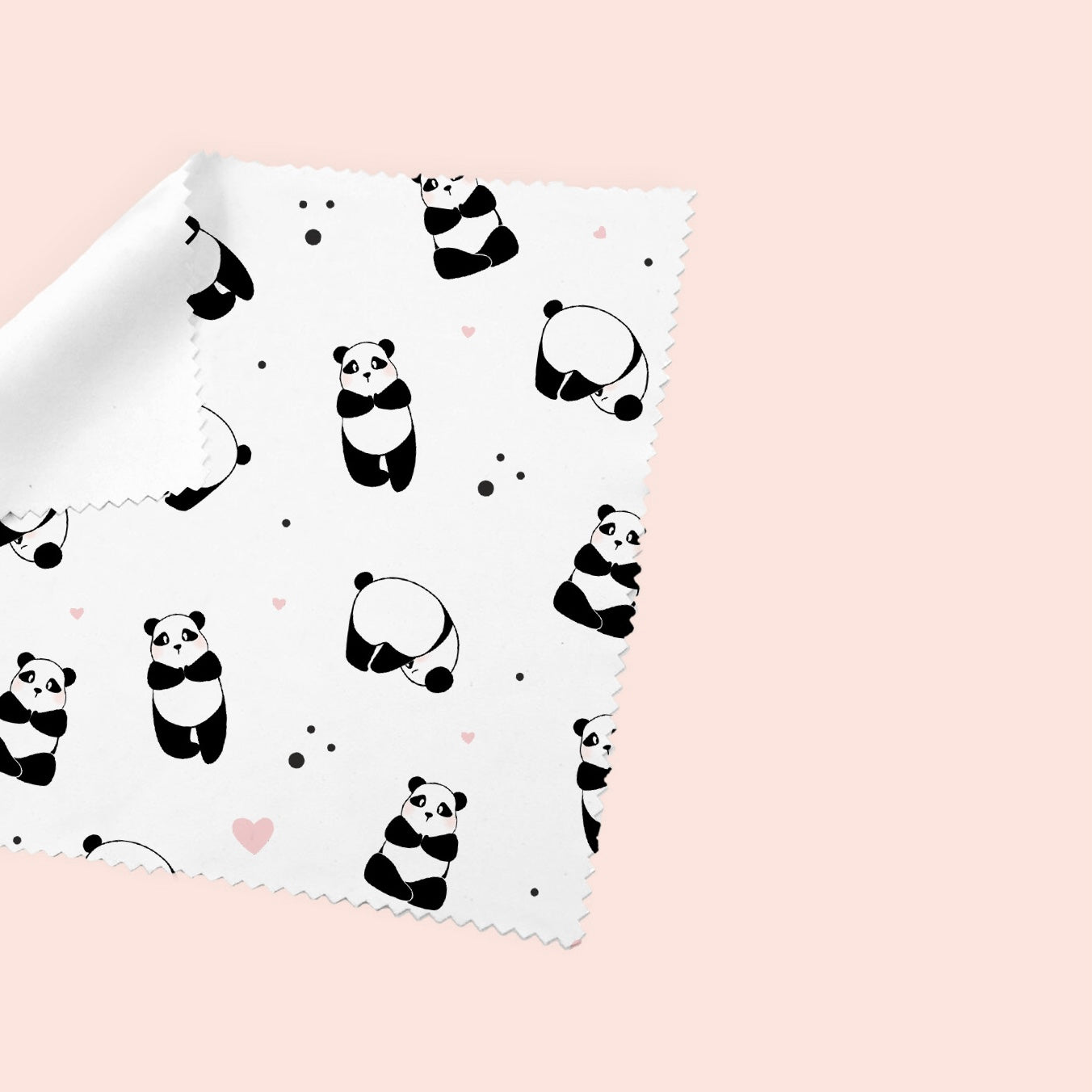 Pandás szemüveg törlőkendő