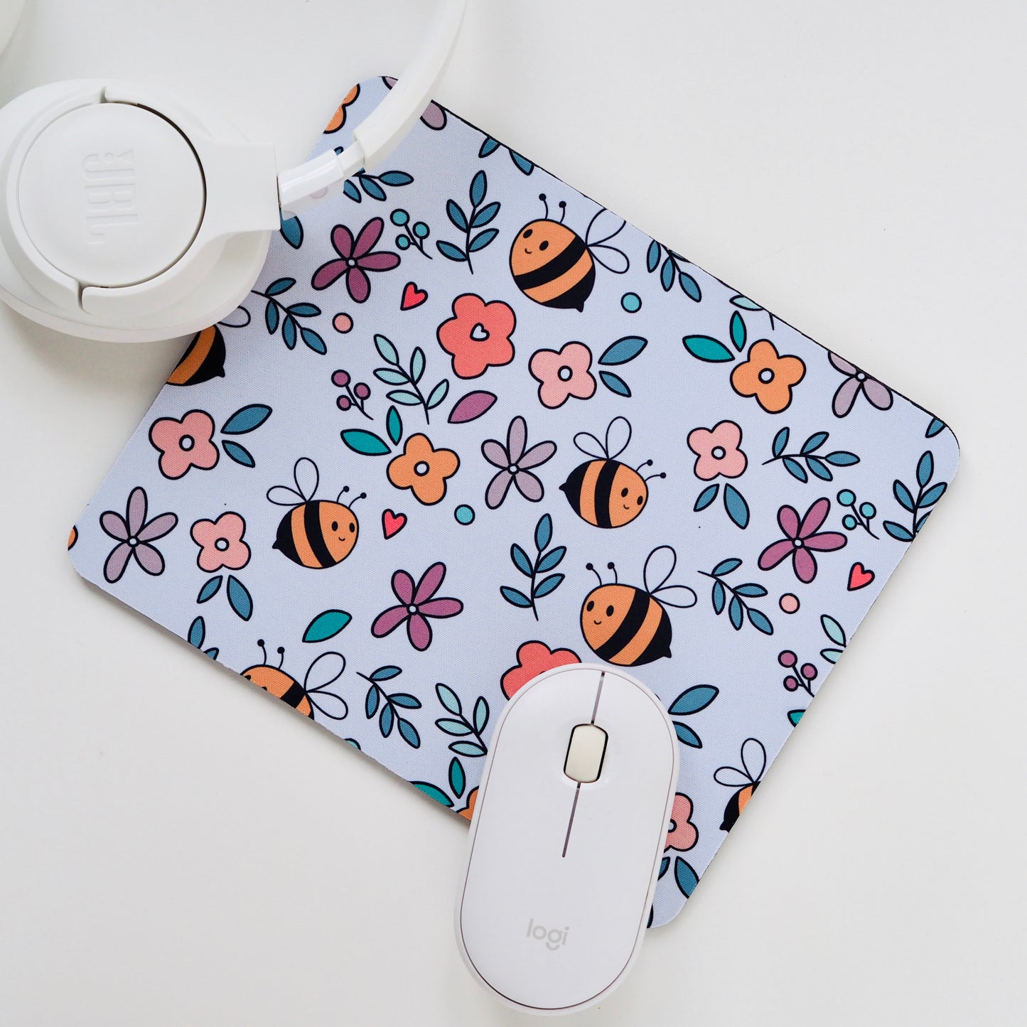 Méhecskés egérpad