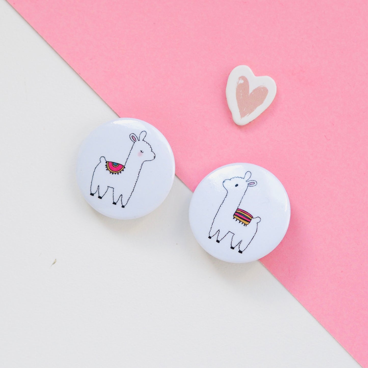 Alpakás kitűző szett