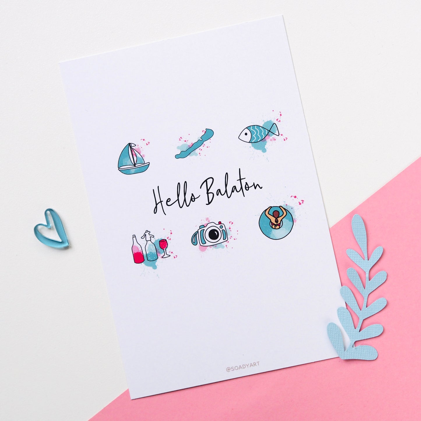 Hello Balaton print