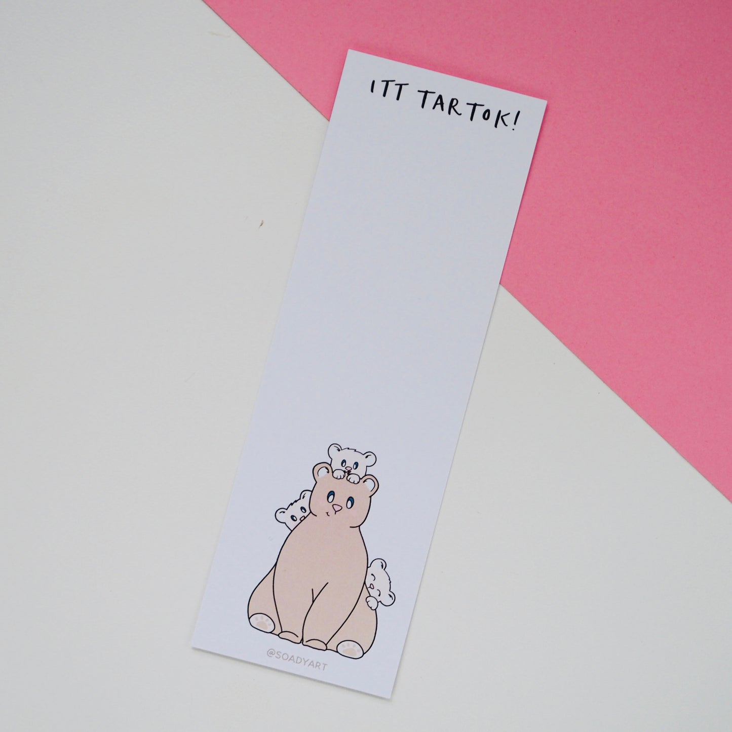 Maci család könyvjelző