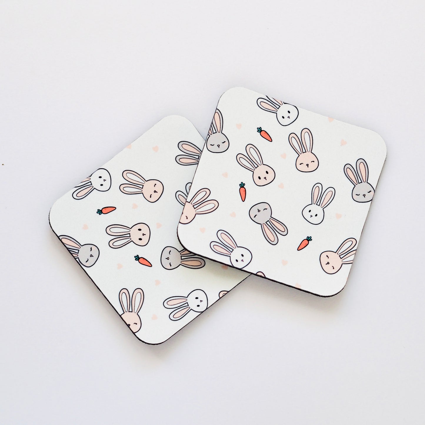 Nyuszis poháralátét szett