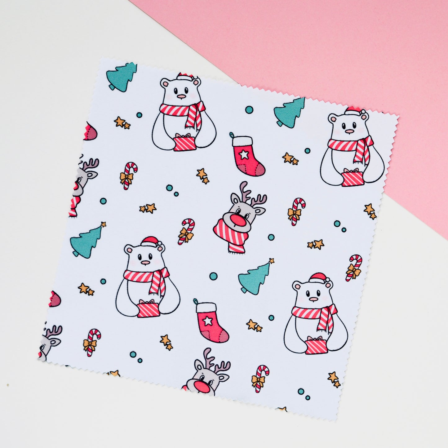 Karácsonyi szemüvegtörlő kendő