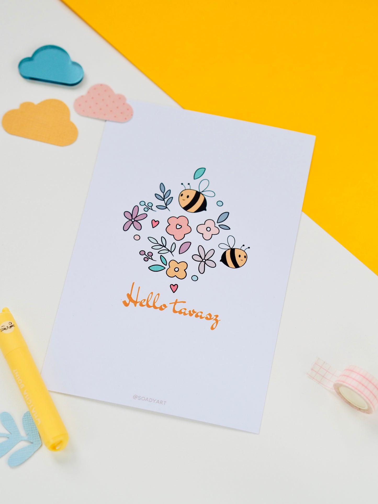 Hello Tavasz print
