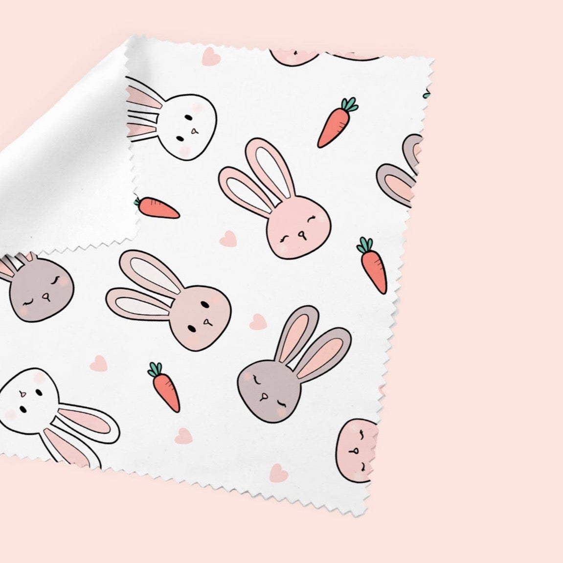 Nyuszis szemüvegtörlő kendő