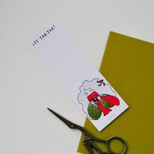 Csajszis karácsonyi könyvjelző