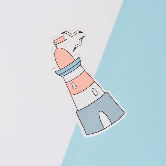 Világítótorony nagy vízálló matrica