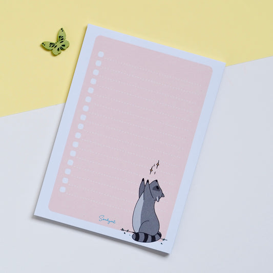 Mosómacis A6-os jegyzettömb