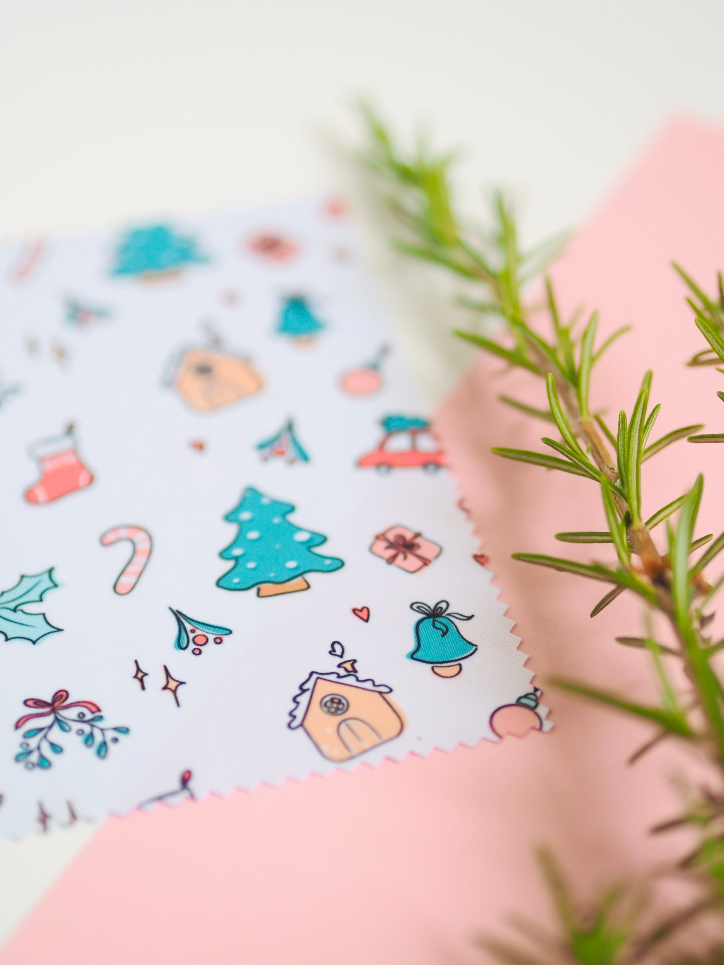 Karácsonyi szemüvegtörlő kendő