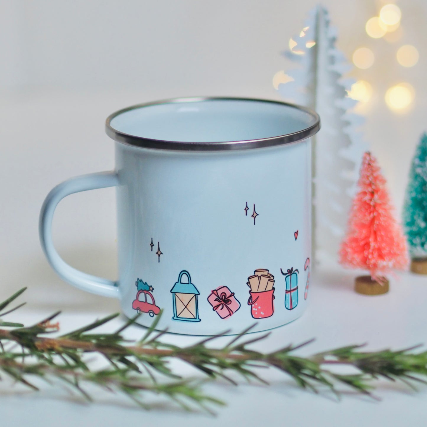 ELŐRENDELHETŐ - Zománcozott fém bögre