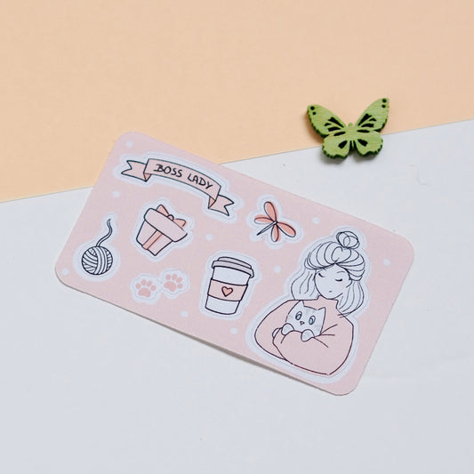 Boss lady mini matricaív