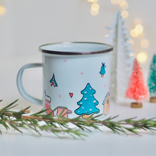 ELŐRENDELHETŐ - Zománcozott fém bögre