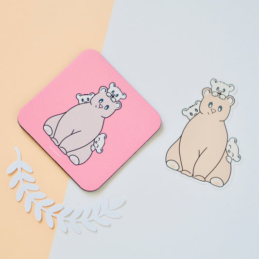 Mackó család szett