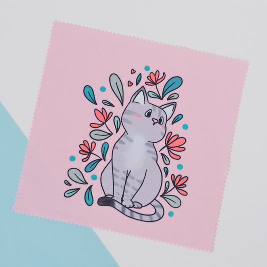 Szörp cicás szemüveg törlőkendő