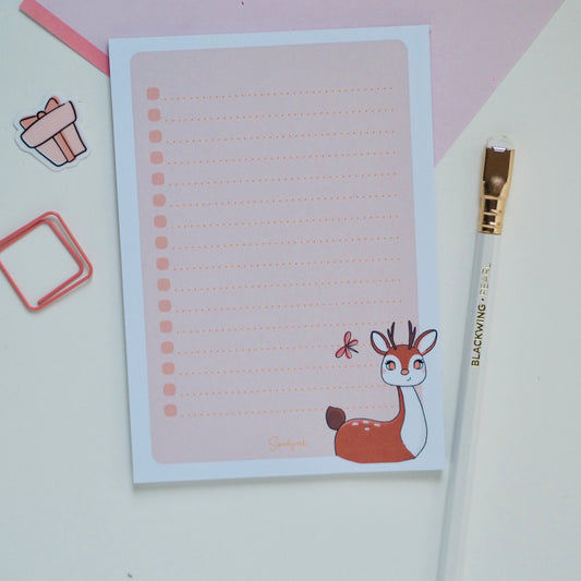 Őzikés A6-os jegyzettömb