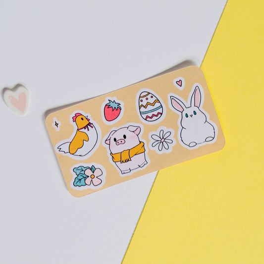 Farm állatai mini matricaív