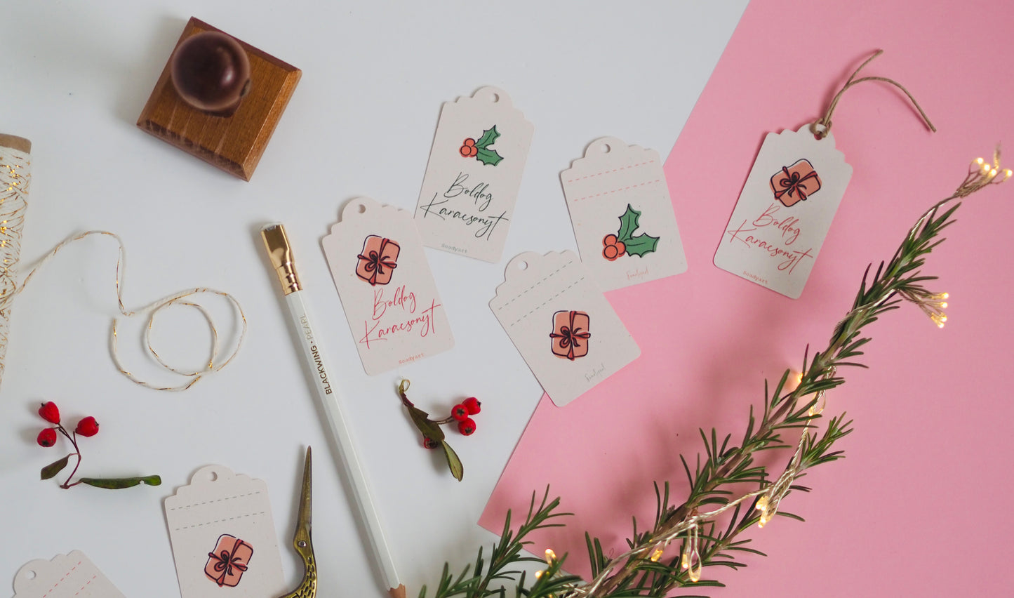 Karácsonyi ajándékkísérő szett