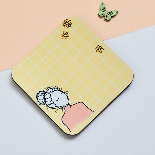 Tavaszi csajszis poháralátét