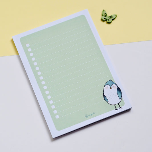 Madárkás A6-os jegyzettömb