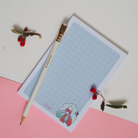 Téli csajszi A6-os jegyzettömb