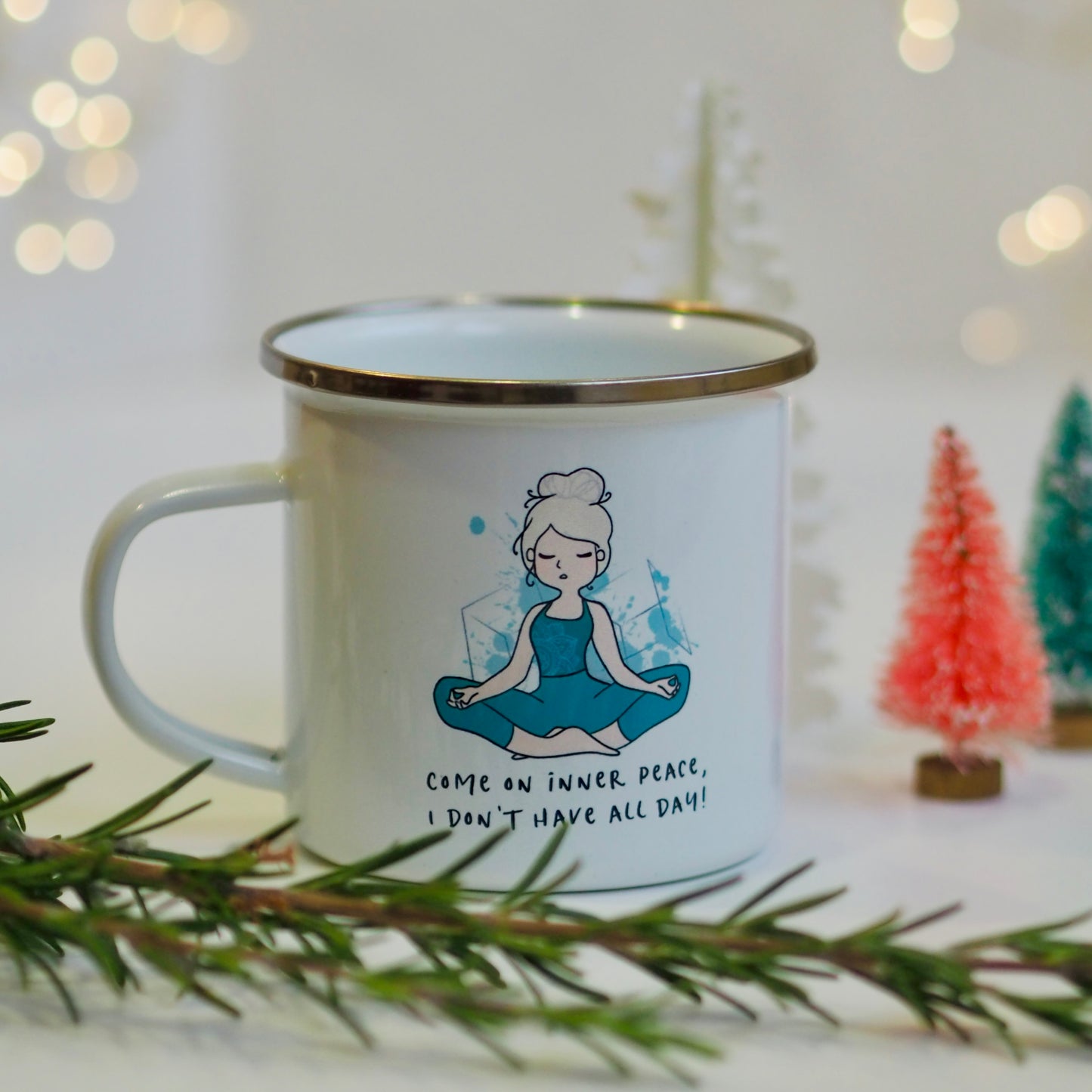 ELŐRENDELHETŐ - Zománcozott fém bögre