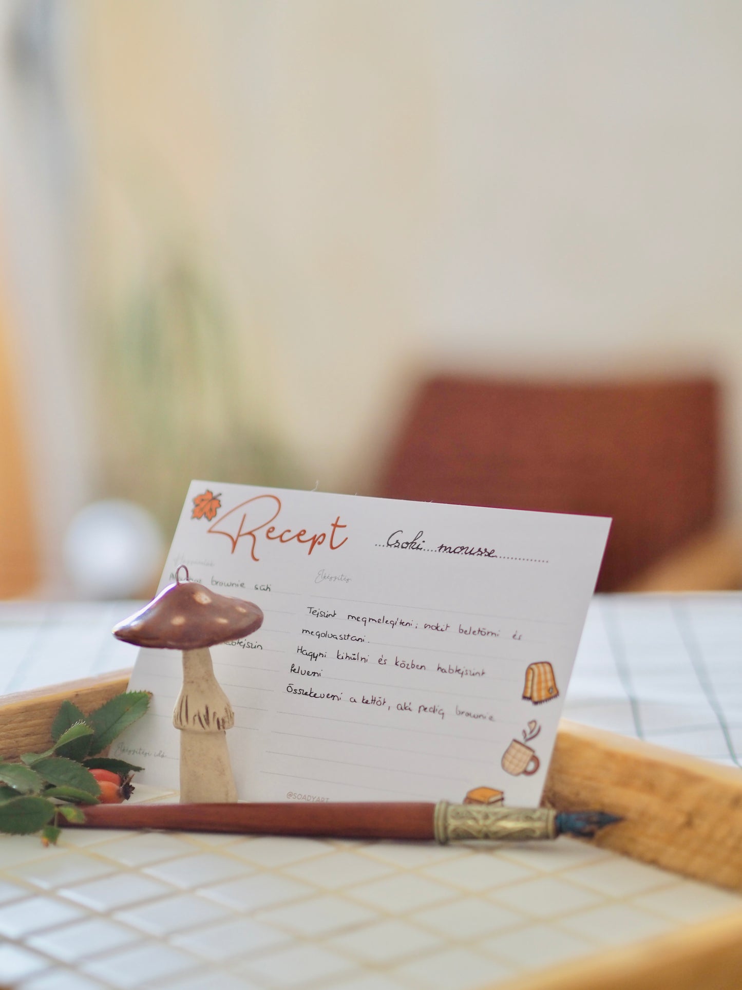 ELŐRENDELHETŐ - Receptkártya szett