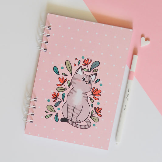 Rendelhető - A5 jegyzetfüzet - vonalas Szörp cicás