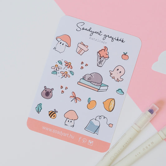 Cukiságok matricaív - S3