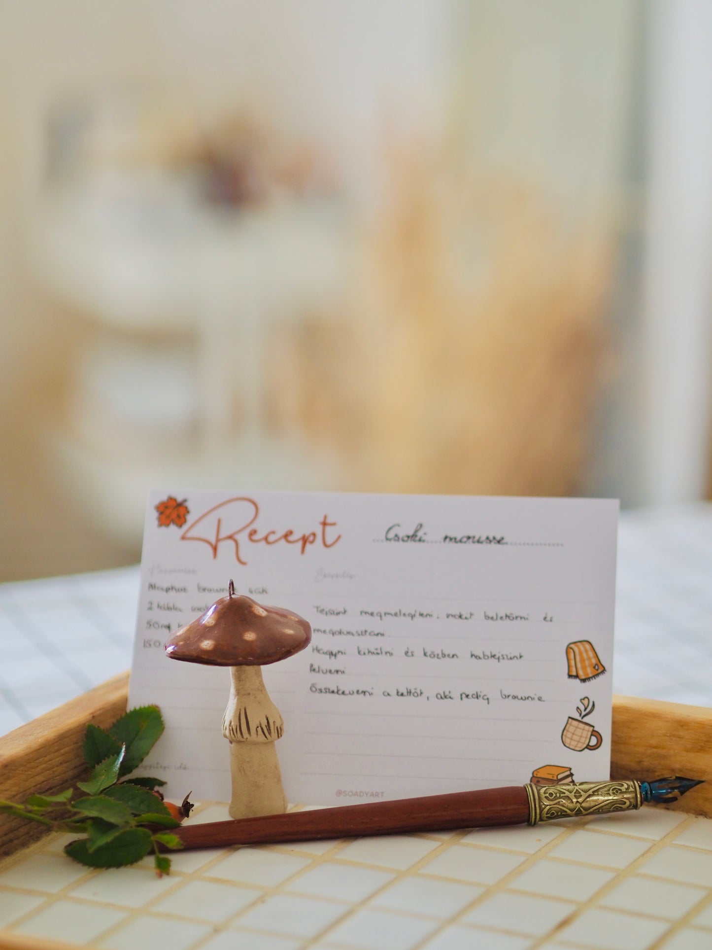 ELŐRENDELHETŐ - Receptkártya szett