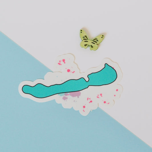 Balatonos nagy vízálló matrica