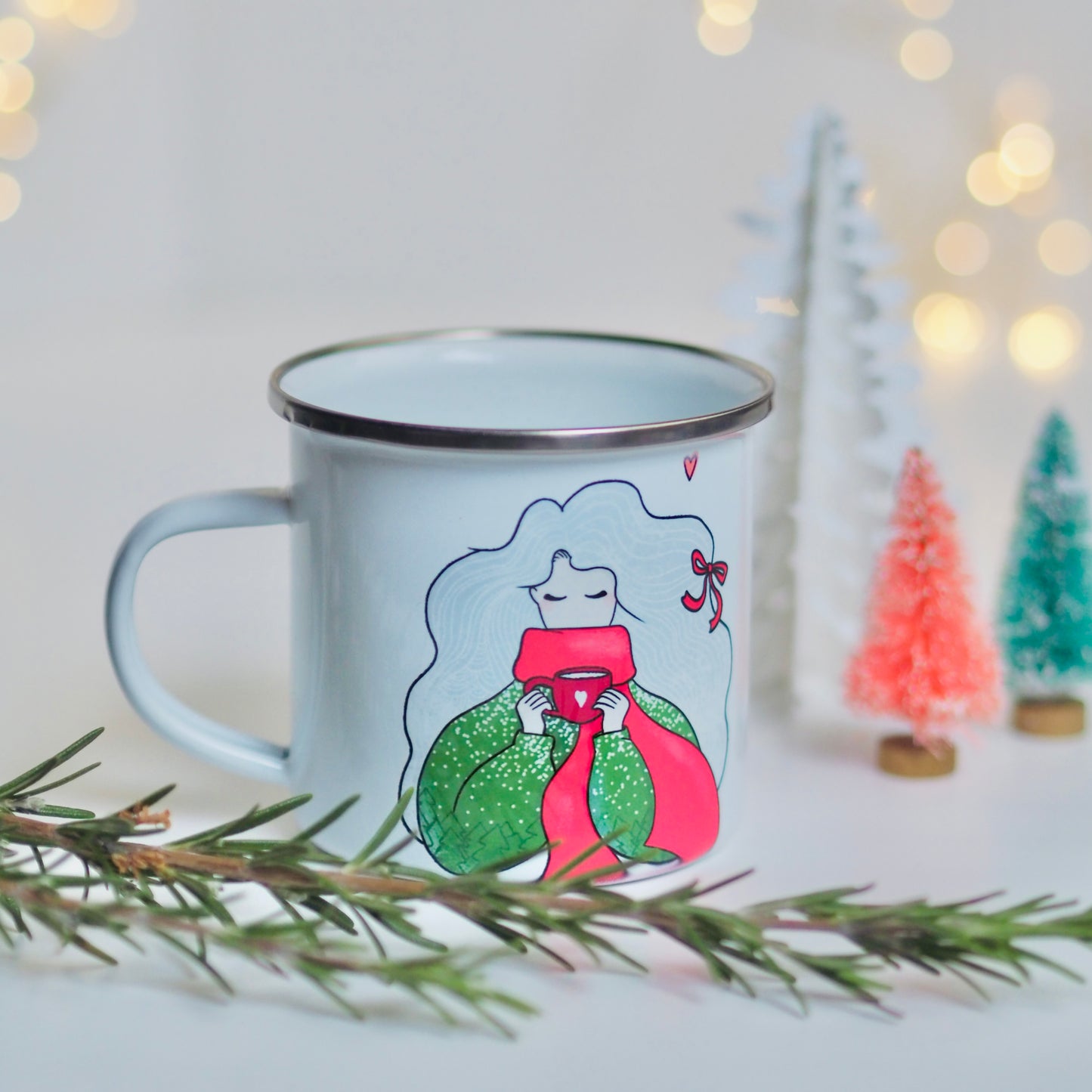 ELŐRENDELHETŐ - Zománcozott fém bögre