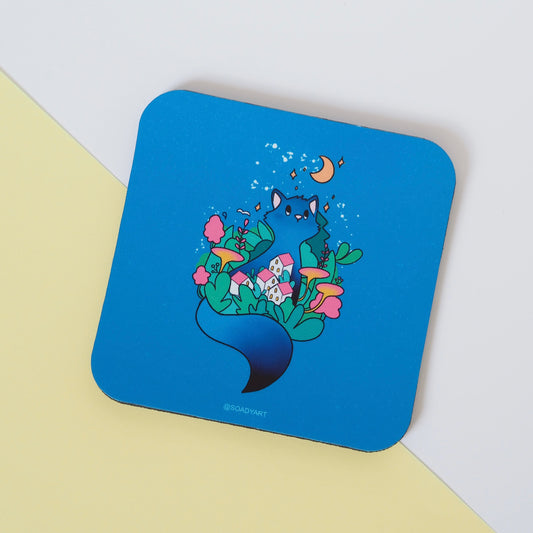 Éjjeli cicás poháralátét