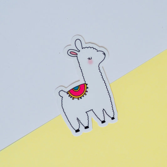 Alpakás nagy vízálló matrica