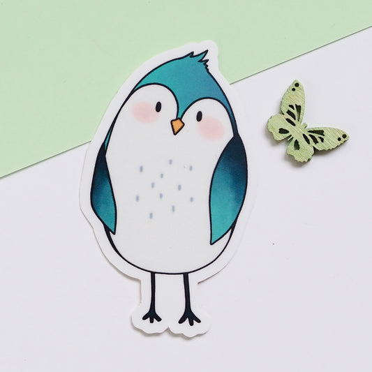 Madárkás nagy vízálló matrica