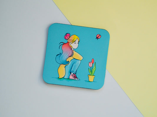 ELŐRENDELHETŐ kertészkedő poháralátét (többféle minta)