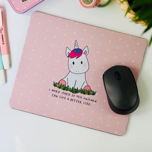 Unikornisos egérpad