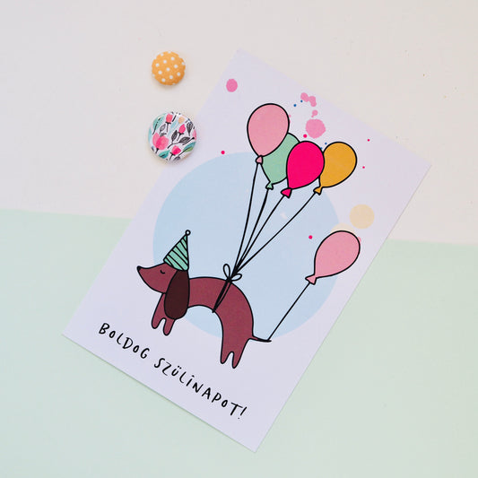 Boldog szülinapot képeslap