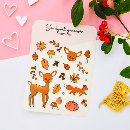 E9 - Őszi matricaív