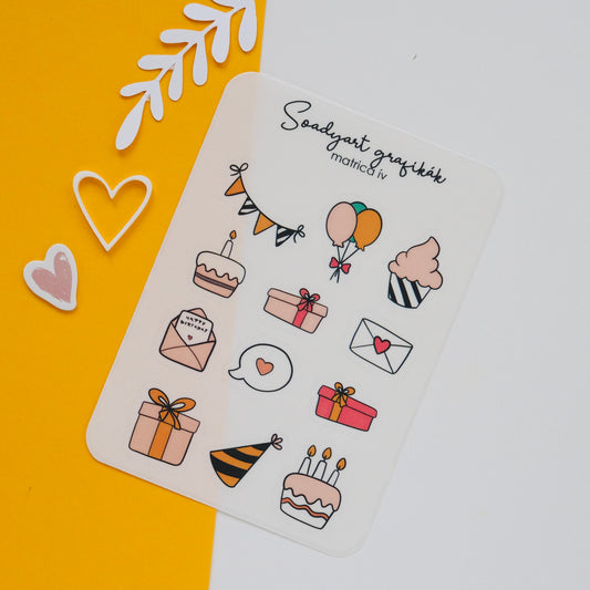 C3 - Szülinapos matricaív