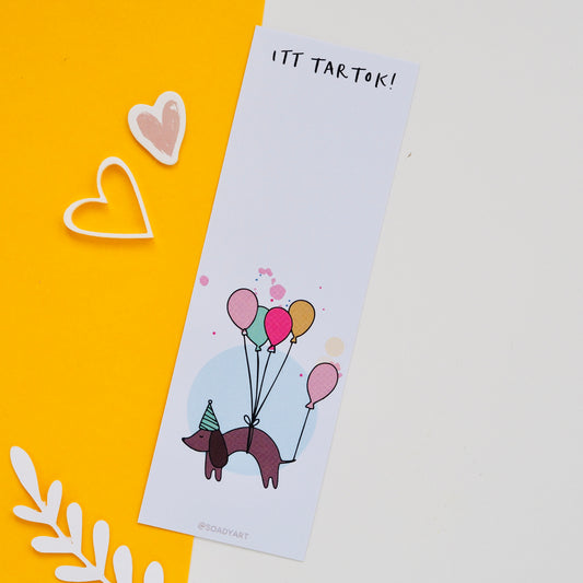 Lufis taccsi könyvjelző