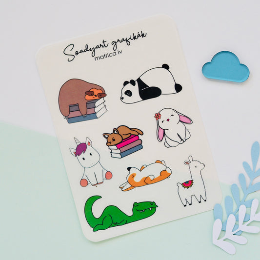 A2 - Állatos matricaív